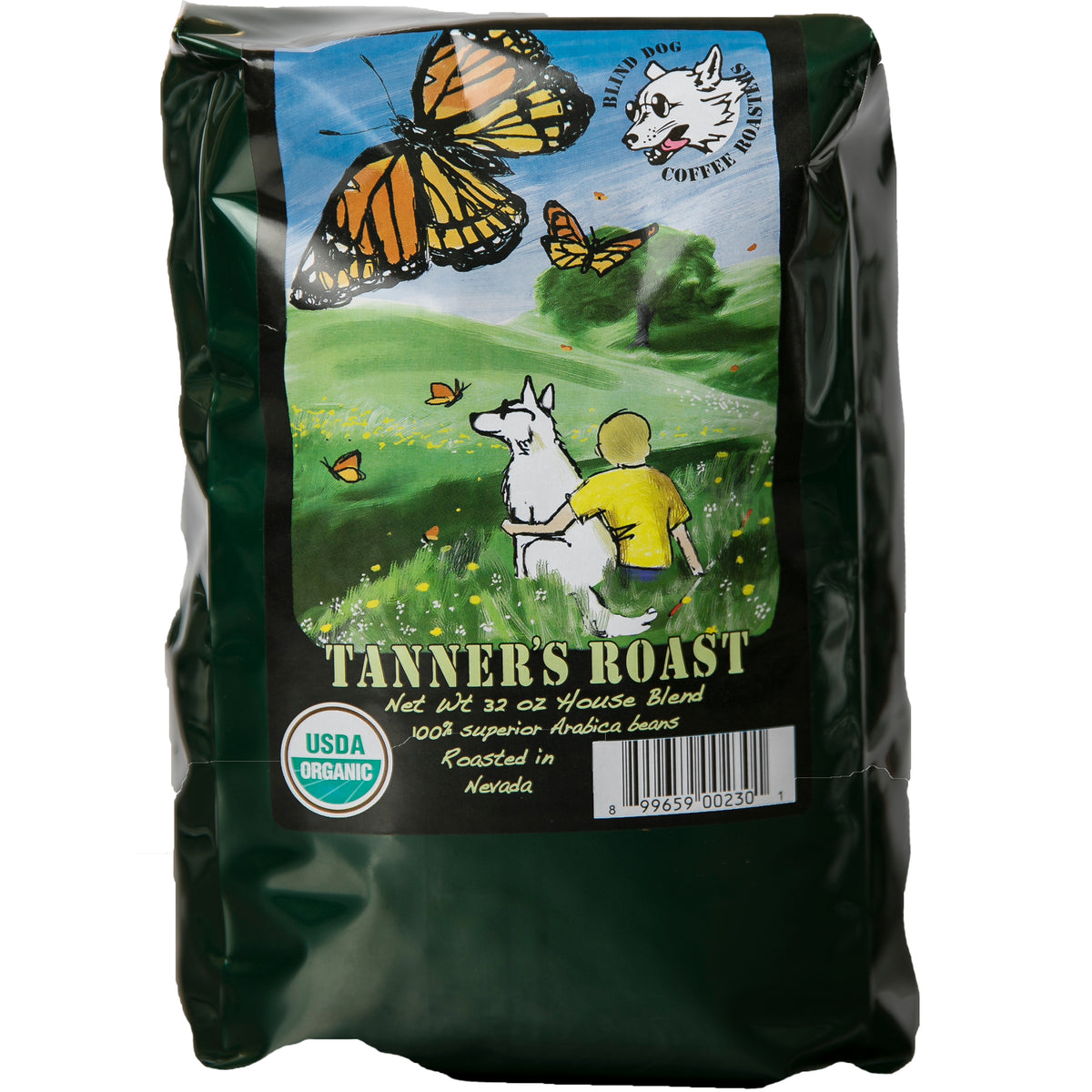 Blind Dog Coffee Roasters Tanners Roast Whole Bean Coffee, Medium Roast, 2 lbs — original product image 1 of 2