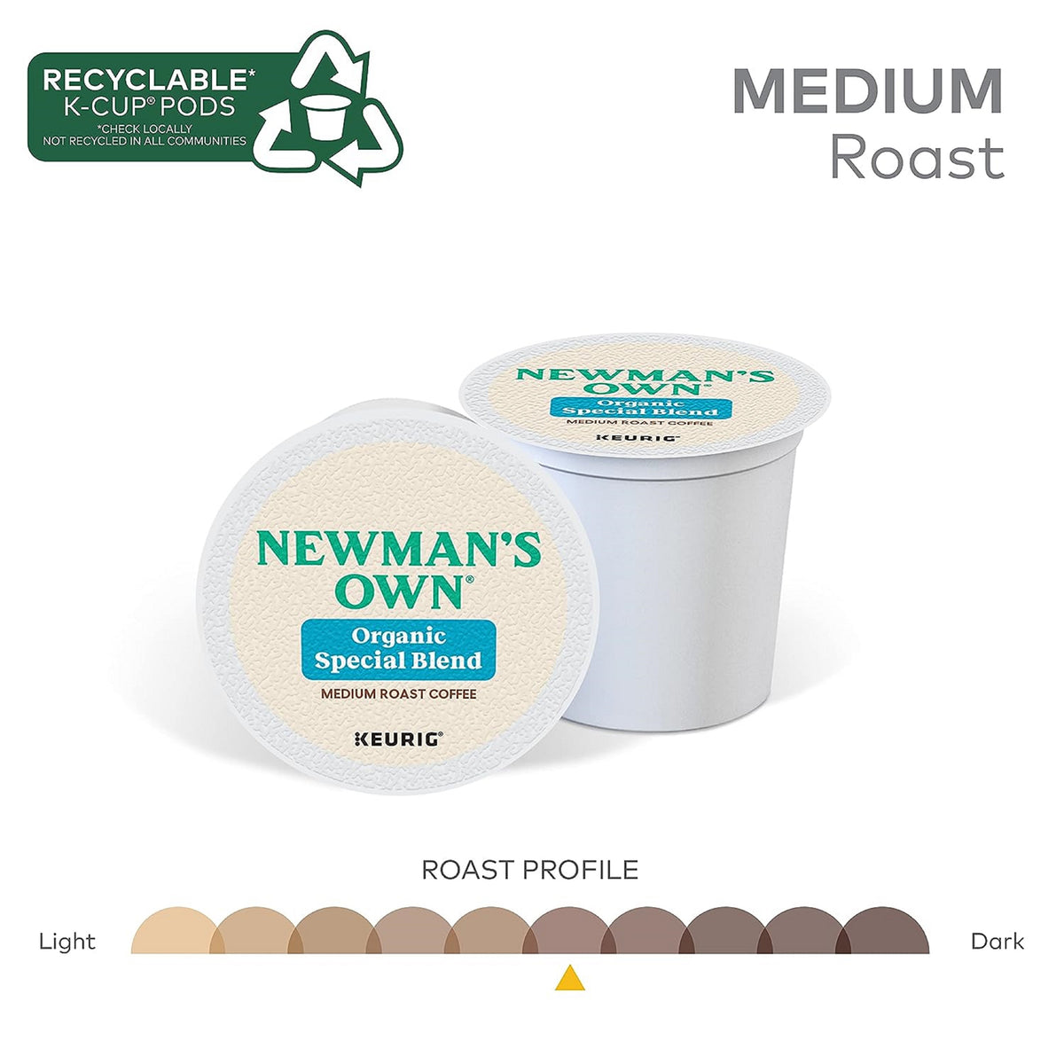 Newman's Own Organic Special Blend Medium Roast 100 K Cups