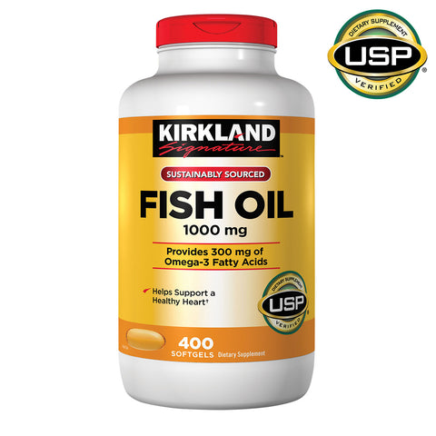 Fish Oil 1000 Mg., 400 Softgels