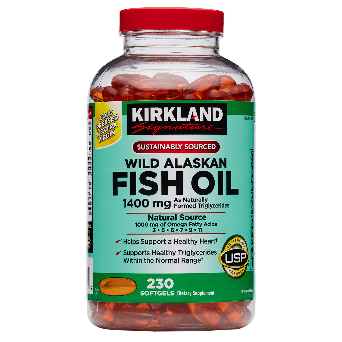 Wild Alaskan Fish Oil 1400 Mg., 230 Softgels
