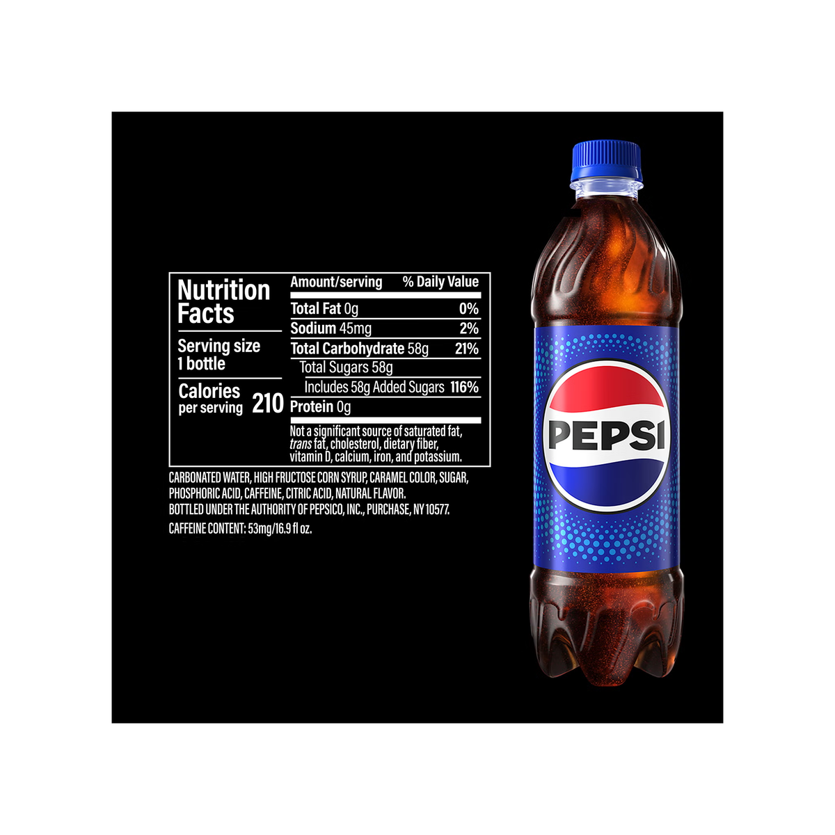 Pepsi Cola — original retail packaging, view 4