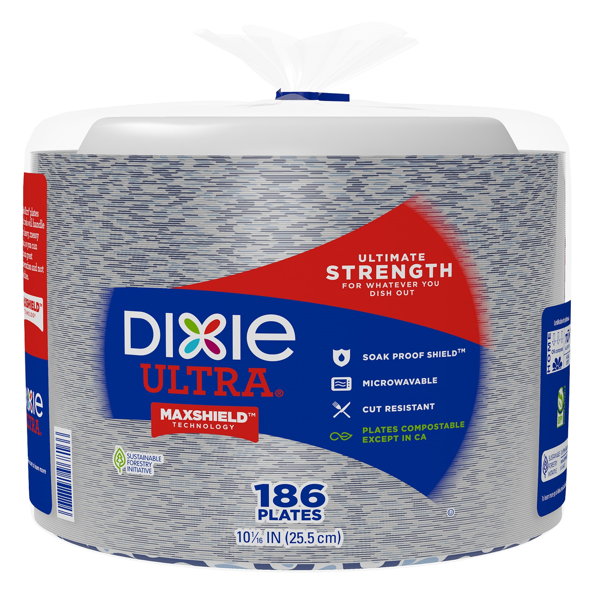 Dixie Ultra Paper Plates - original packaging, view 1