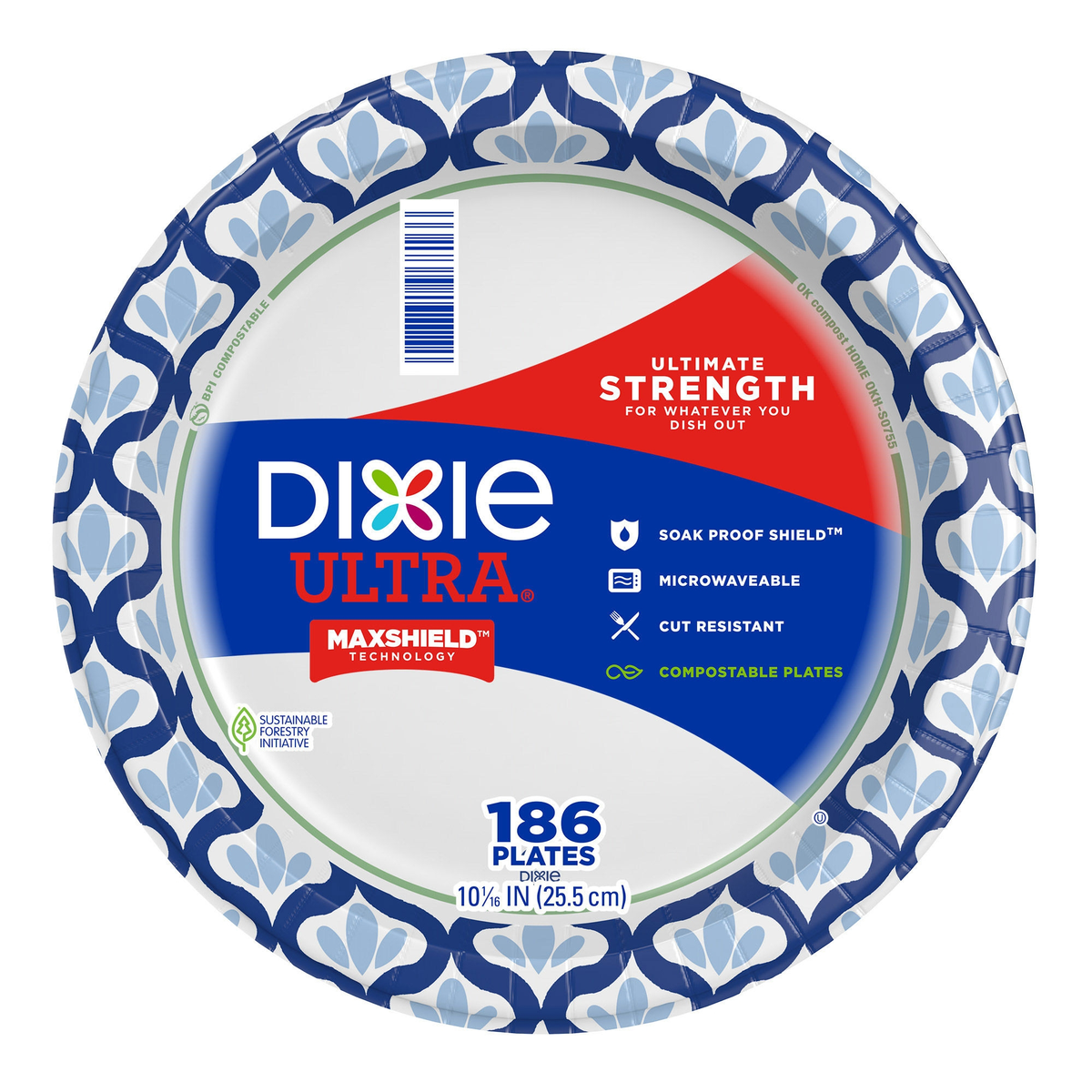 Dixie Ultra Paper Plates - original packaging, view 2