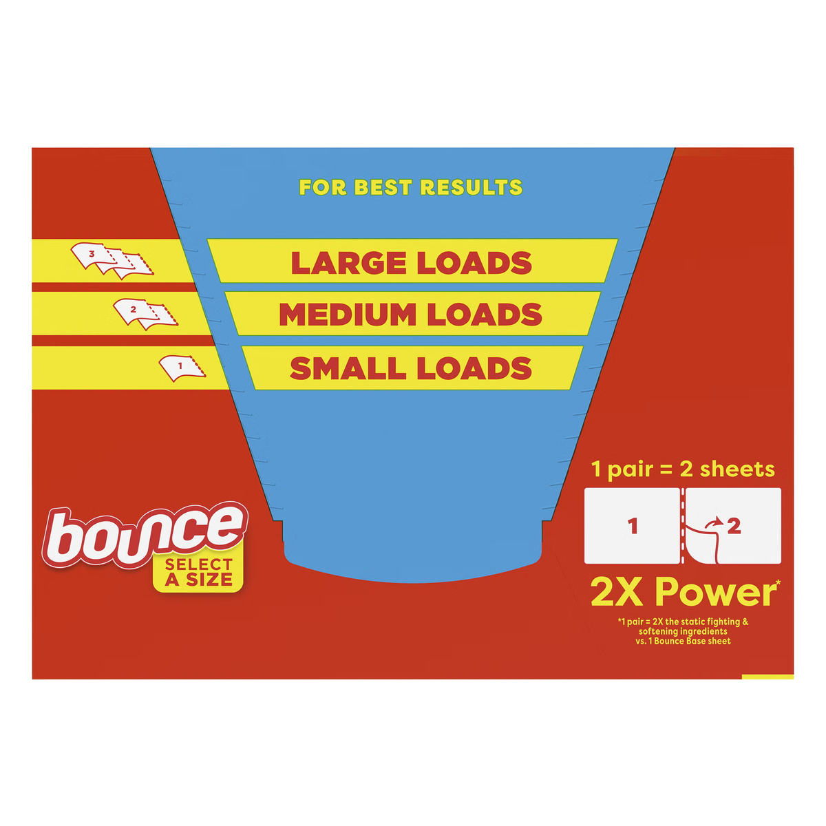 Bounce Select-a-Size Dryer Sheets, Outdoor Fresh - original packaging and label, view 5