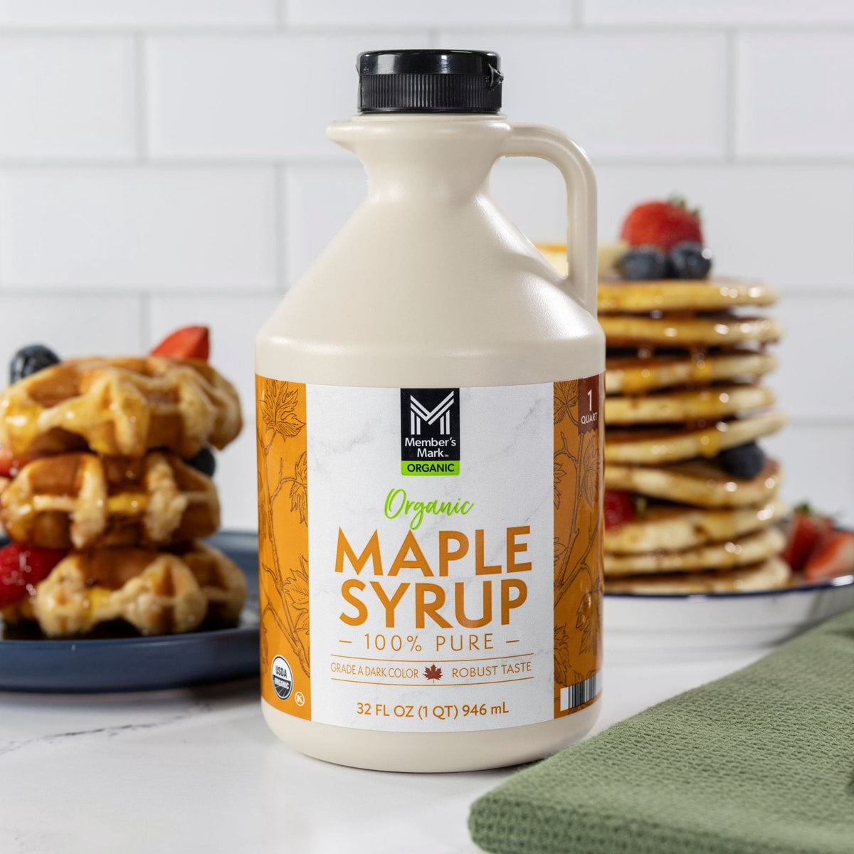 Member's Mark Organic 100% Pure Maple Syrup, 32 oz.