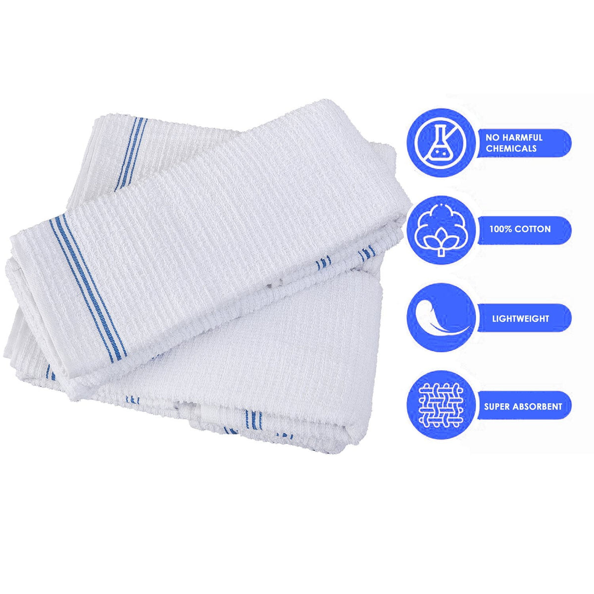 Member's Mark Cotton Bar Mop Towels, 16" x 19", 24 ct.