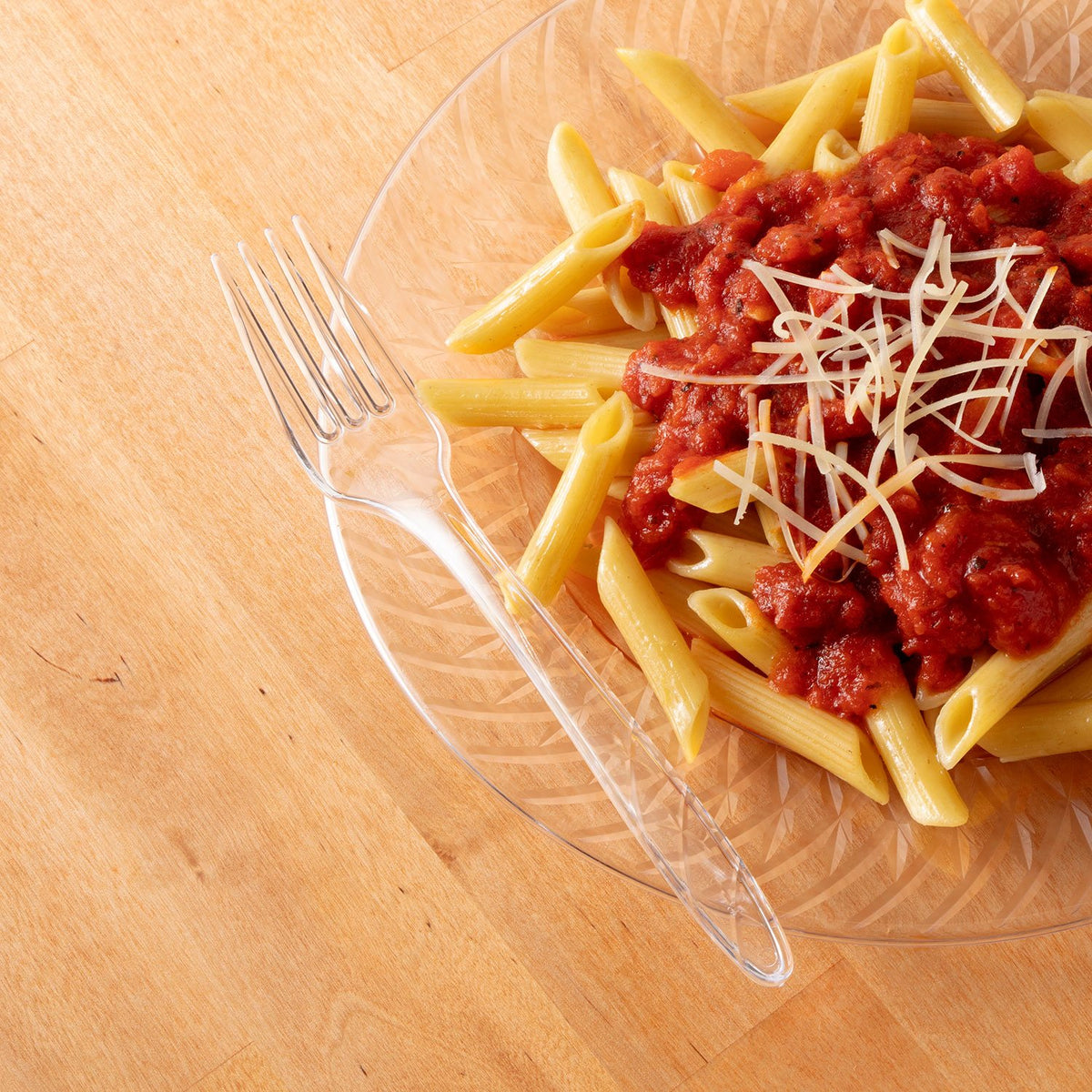 Member's Mark Clear Plastic Forks, Heavyweight 300 ct.