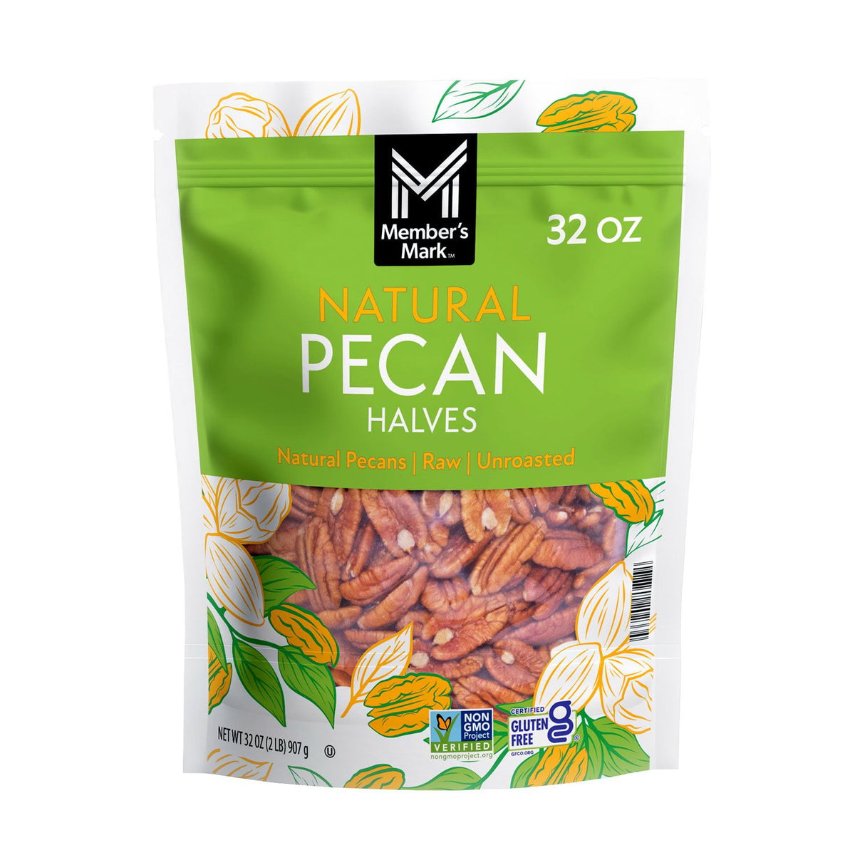 Member's Mark Natural Pecan Halves, 32 oz.