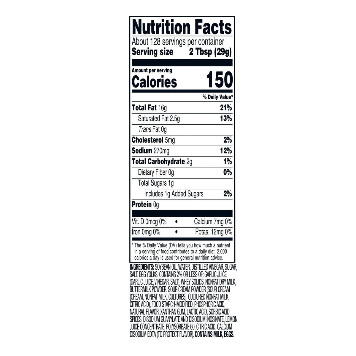 Member's Mark Ranch Dressing, 1 gal.