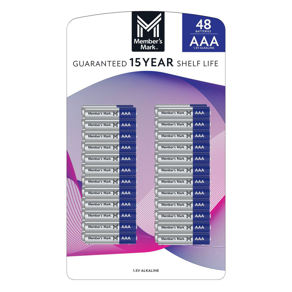 Member's Mark AAA Alkaline Batteries, 48 pk.