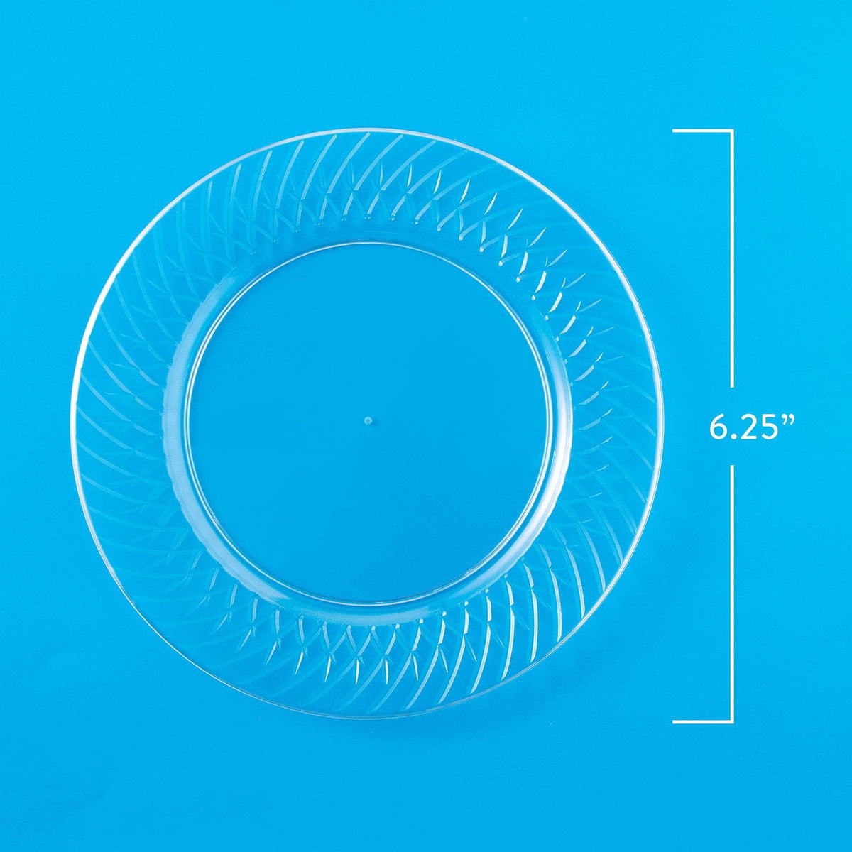 Member's Mark Clear Plastic Plates, 6.25" 90 ct.
