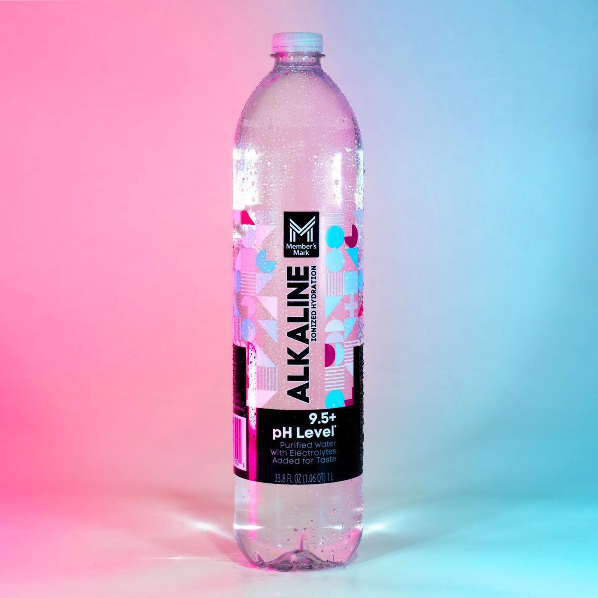 Member's Mark Plus+ Alkaline Bottled Water 1L., 18 pk.