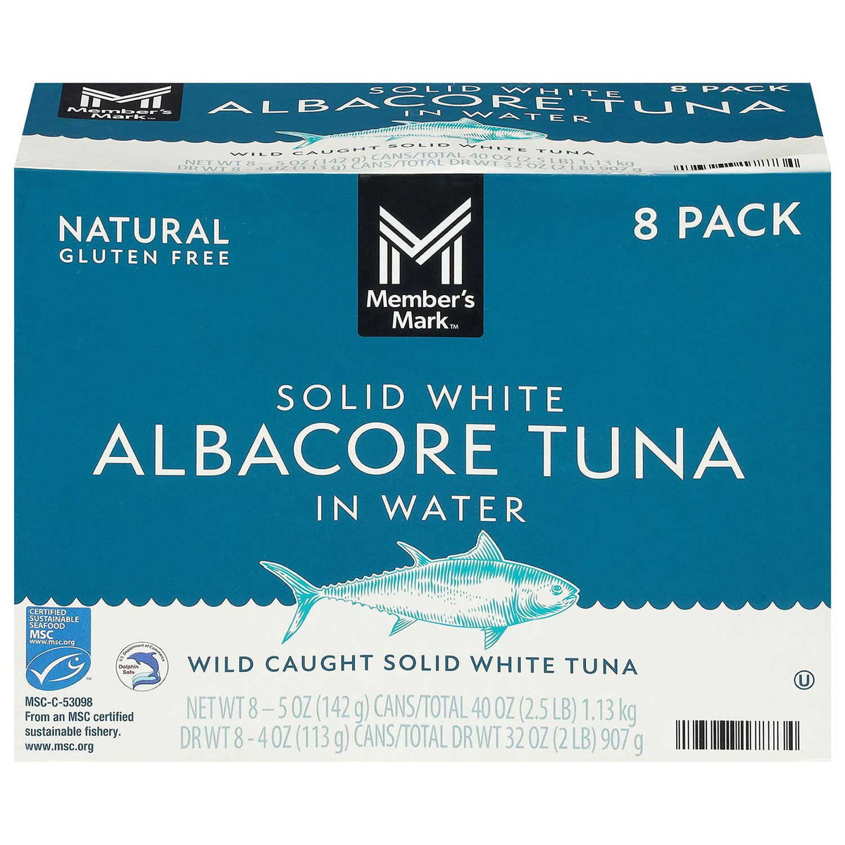 Member's Mark Premium Solid White Albacore Tuna 5 oz., 8 pk.