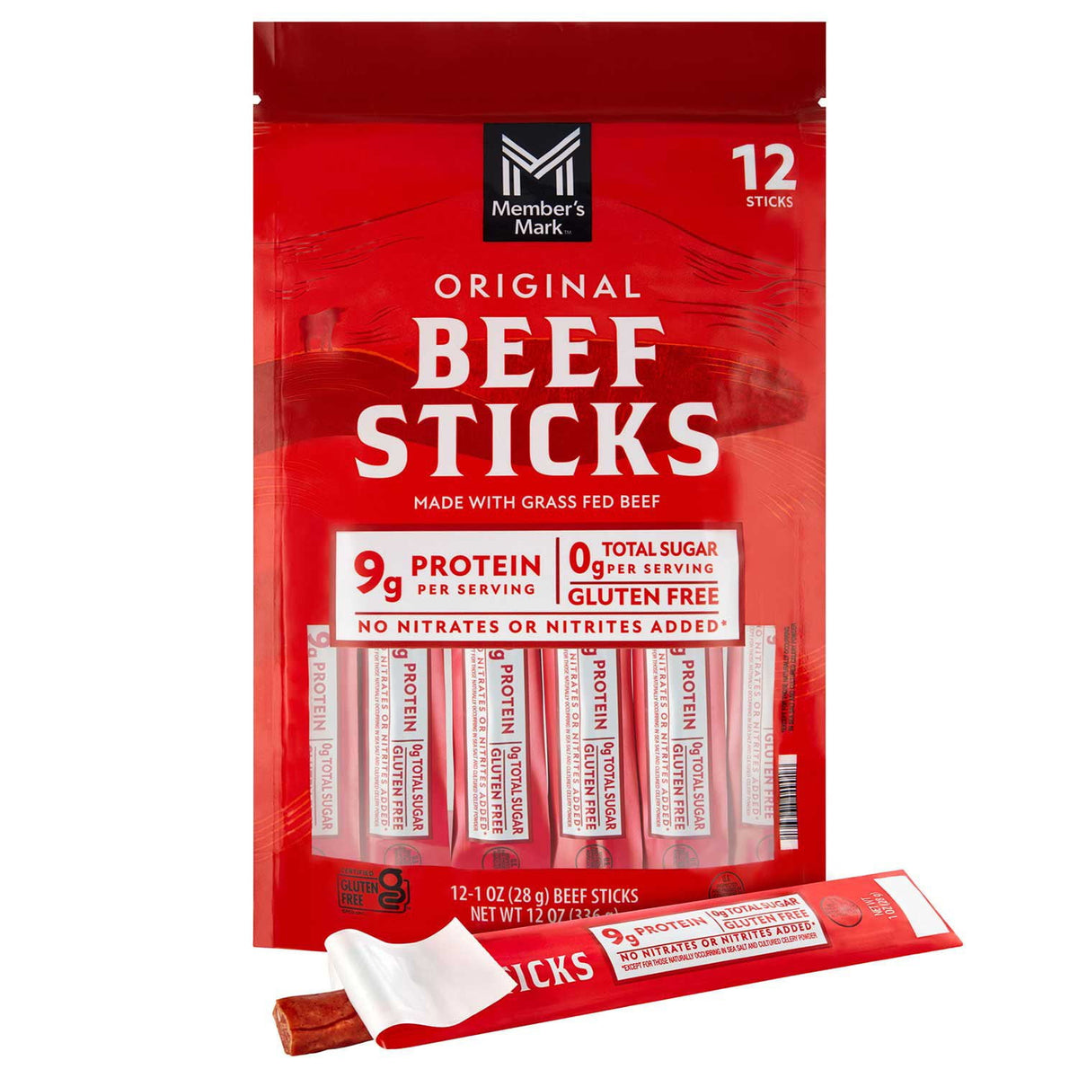 Member's Mark Original Beef Sticks 1 oz., 12 pk.
