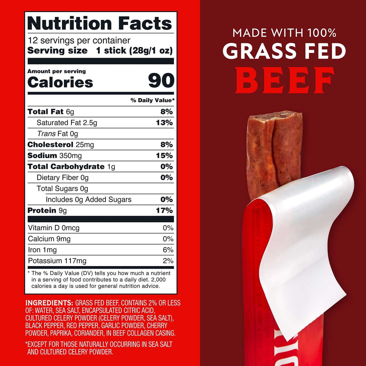 Member's Mark Original Beef Sticks 1 oz., 12 pk.