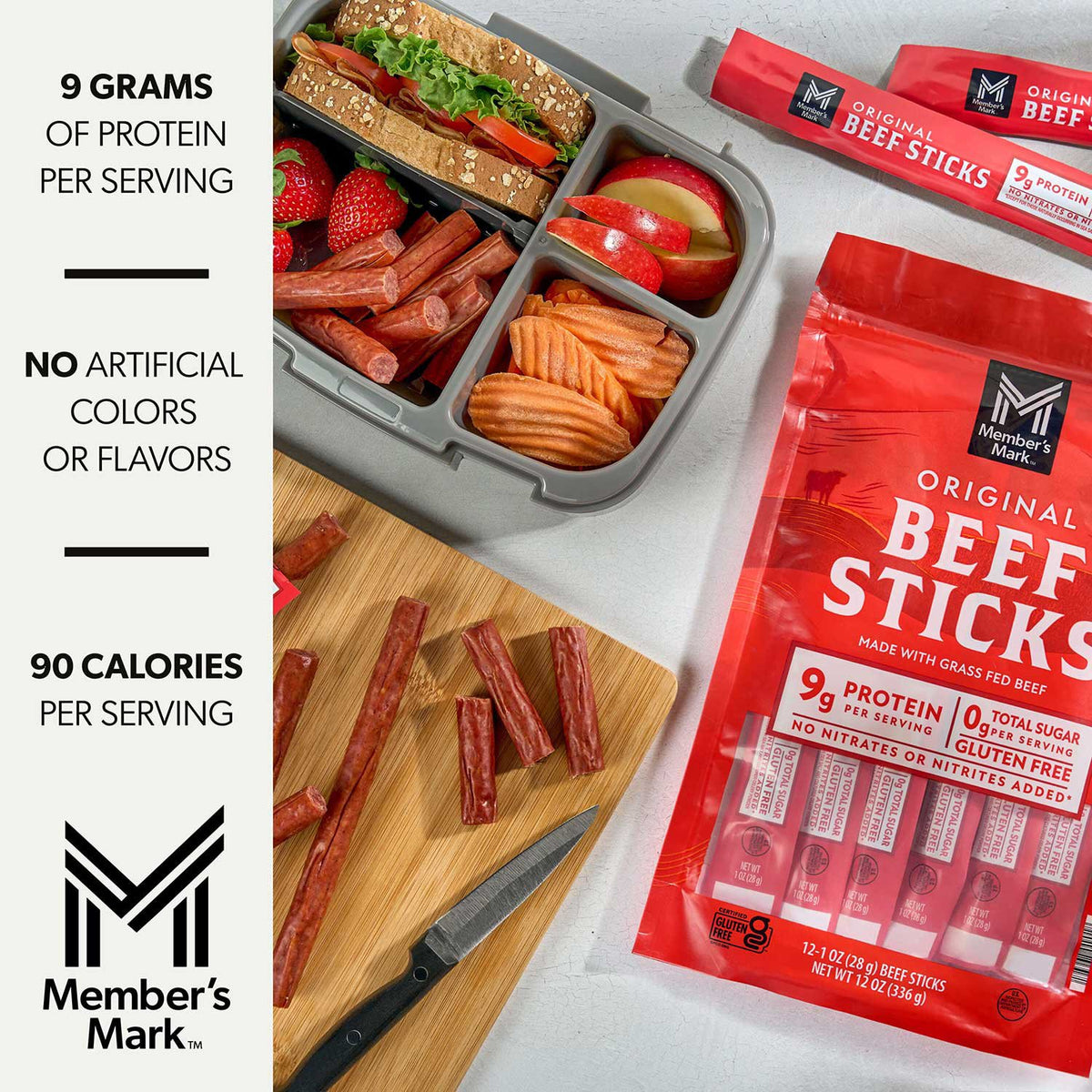Member's Mark Original Beef Sticks 1 oz., 12 pk.