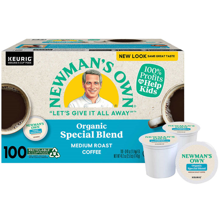Newman's Own Organic Special Blend Coffee, 100 K-Cup Pods