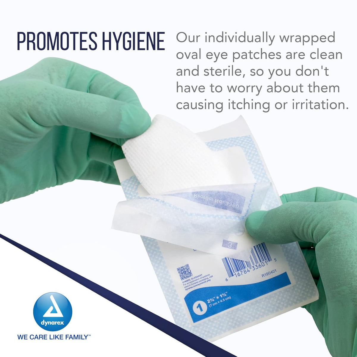 Sterile Oval Eye Pads 1 5/8" × 2 5/8"