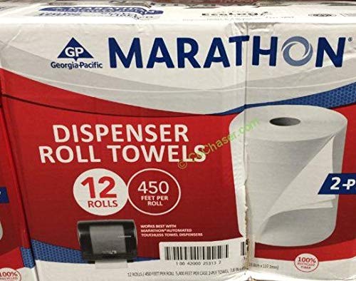 BE Good Company Marathon 2-ply House Hold Dispenser Paper Towel Rolls:12 Count — additional product image 2