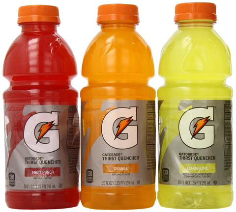 Gatorade Beverage Variety Pack (24 Pack/ 20 Fl Ounce Net Wt 480 Fl Ounce),