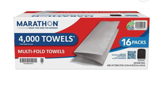 LAURALS Marathon Multifold Paper Towels - 4,000 Count (2 Pack)