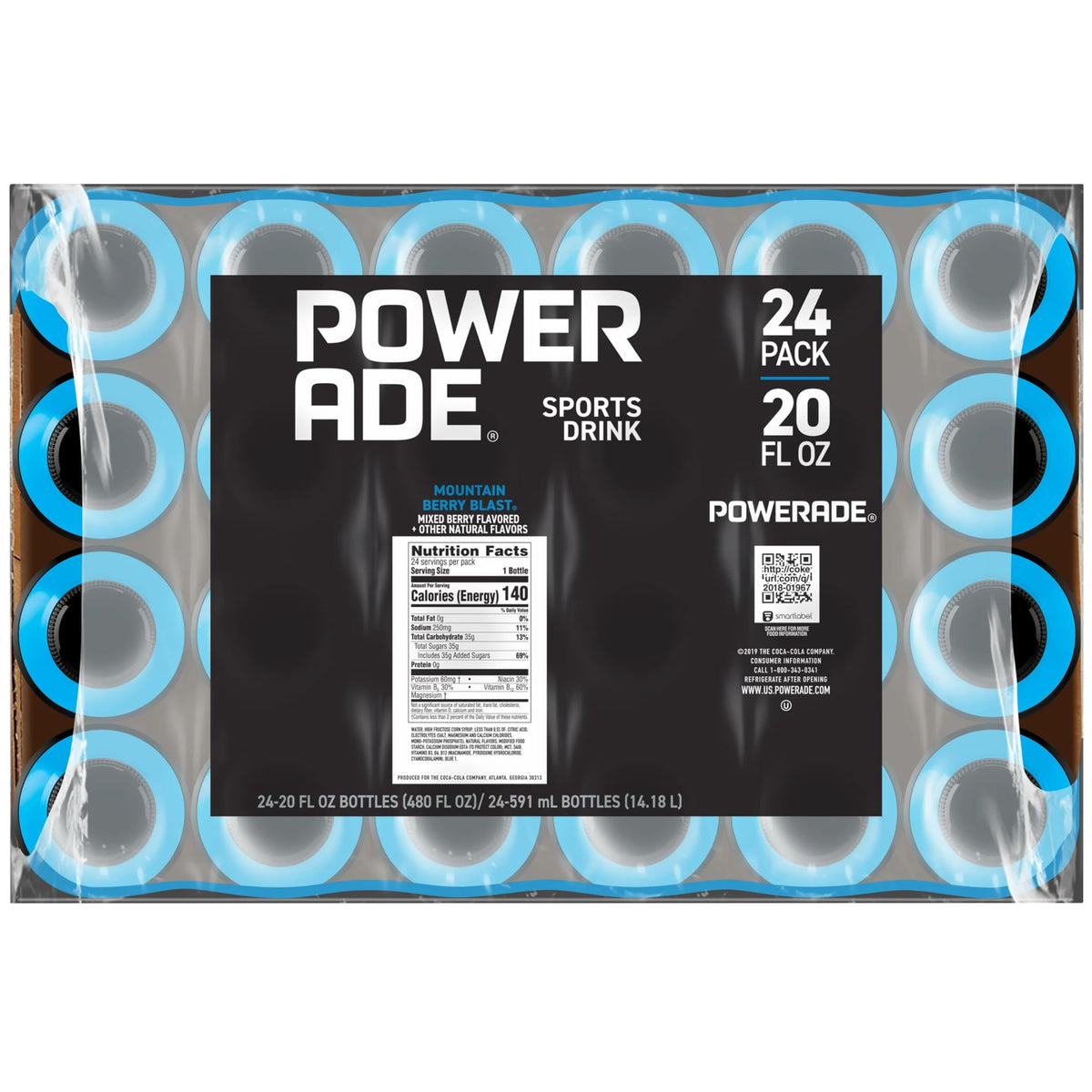 POWERADE Mountain Berry Blast Sports Drink, 20 Fl Oz — additional product image 3
