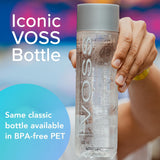 VOSS Premium Still Bottled Natural Water - BPA-Free - High Grade PET - Recyclable Plastic - Pure Drinking Water with Unique &