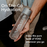 VOSS Premium Still Bottled Natural Water - BPA-Free - High Grade PET - Recyclable Plastic - Pure Drinking Water with Unique &
