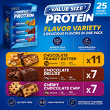 Pure Proteins, 25 Protein Bars, Variety, 20g Protein, Lasting Energy and Delicious Flavor, High Protein, Gluten Free