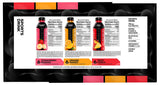 Armor Sports Body Hydration Drink 20oz, 18 CT Variety Pack, Strawberry Banana, Orange Mango, Fruit Punch, Packed With B