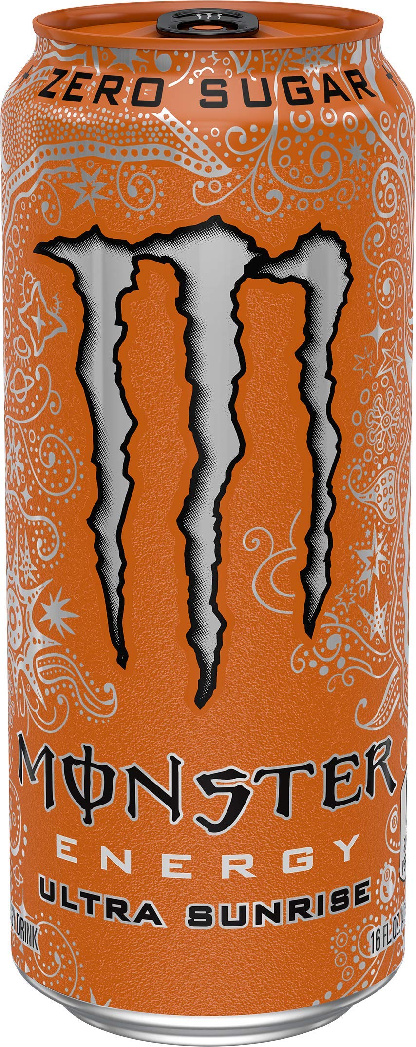 Monster Energy Ultra Sunrise, Sugar Free Energy Drink, 16 Fl Oz (Pack of 24) — additional product image 2