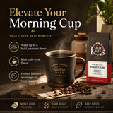Peet Whole Bean, Major Dickason, Dark Roast 2LB Bag, Set of 2, Notes of Earth and Spice — additional product image 6