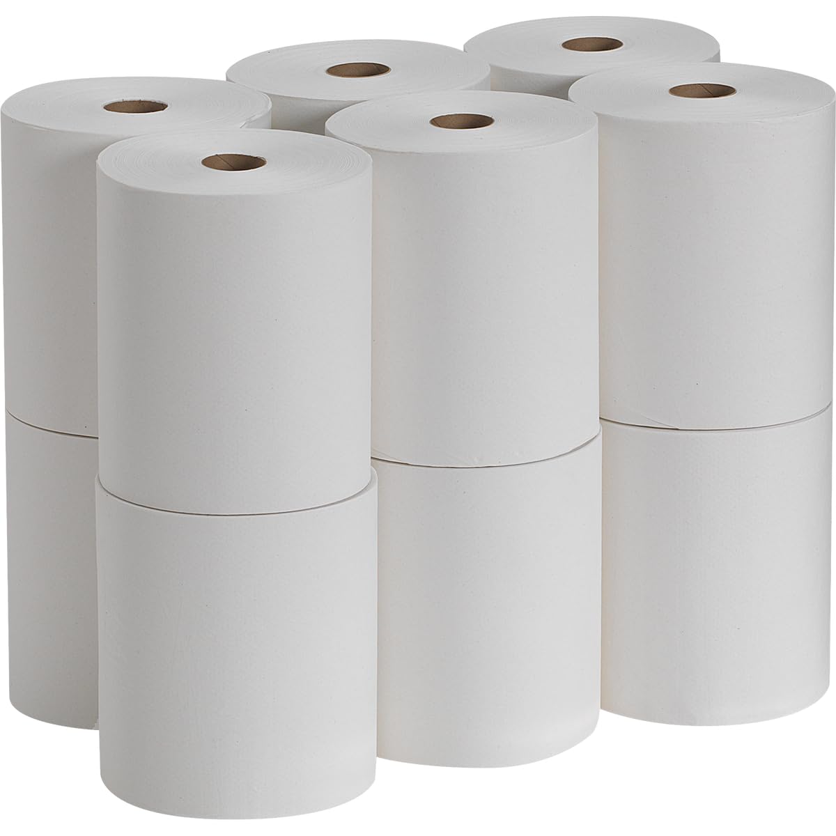 Marathon Dispenser Roll Towels, 12 Count, Non-Perforated, 2-Ply White Paper Towels — additional product image 2