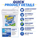 Detergent Wind Bucket Fresh, Added Oxi, 215 Loads, 560 oz Powder Laundry Detergent — additional product image 5