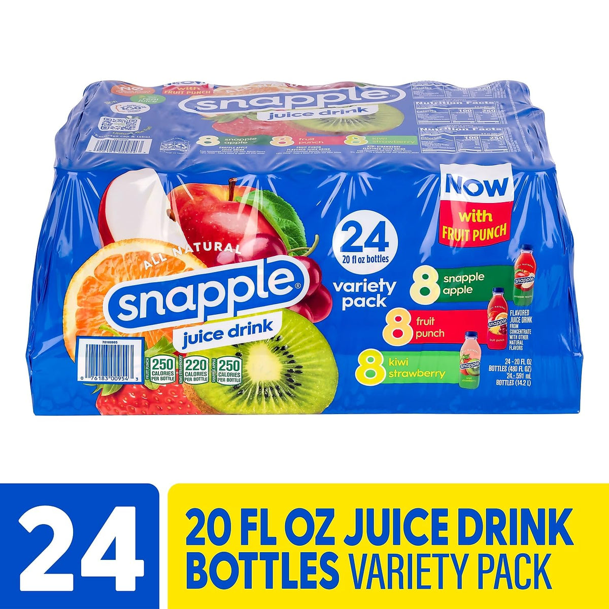 Snapple Juice Drink Variety Pack, 20 oz., 24/Pack (26001) — additional product image 2