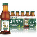 Gourmet Kitchn Gold Peak Naturally Sweet Real Brewed Tea, Picked for Peak Taste, Made With Cane Sugar - 3 Boxes (18.5oz /