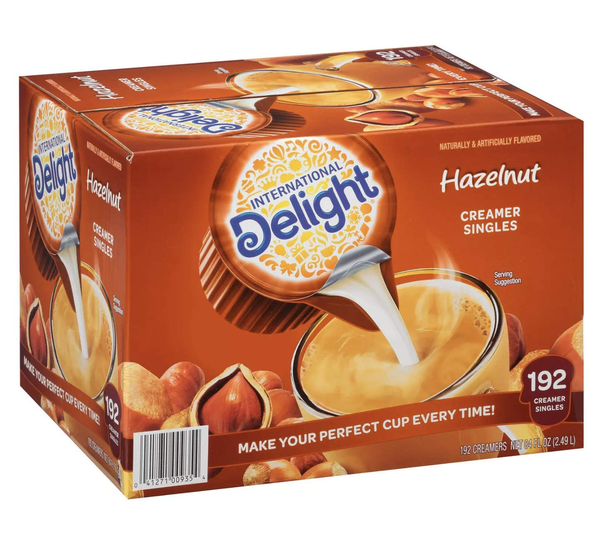 International Delight Hazelnut Coffee Creamer Singles, 84 Fl Oz, 192 Count — additional product image 5