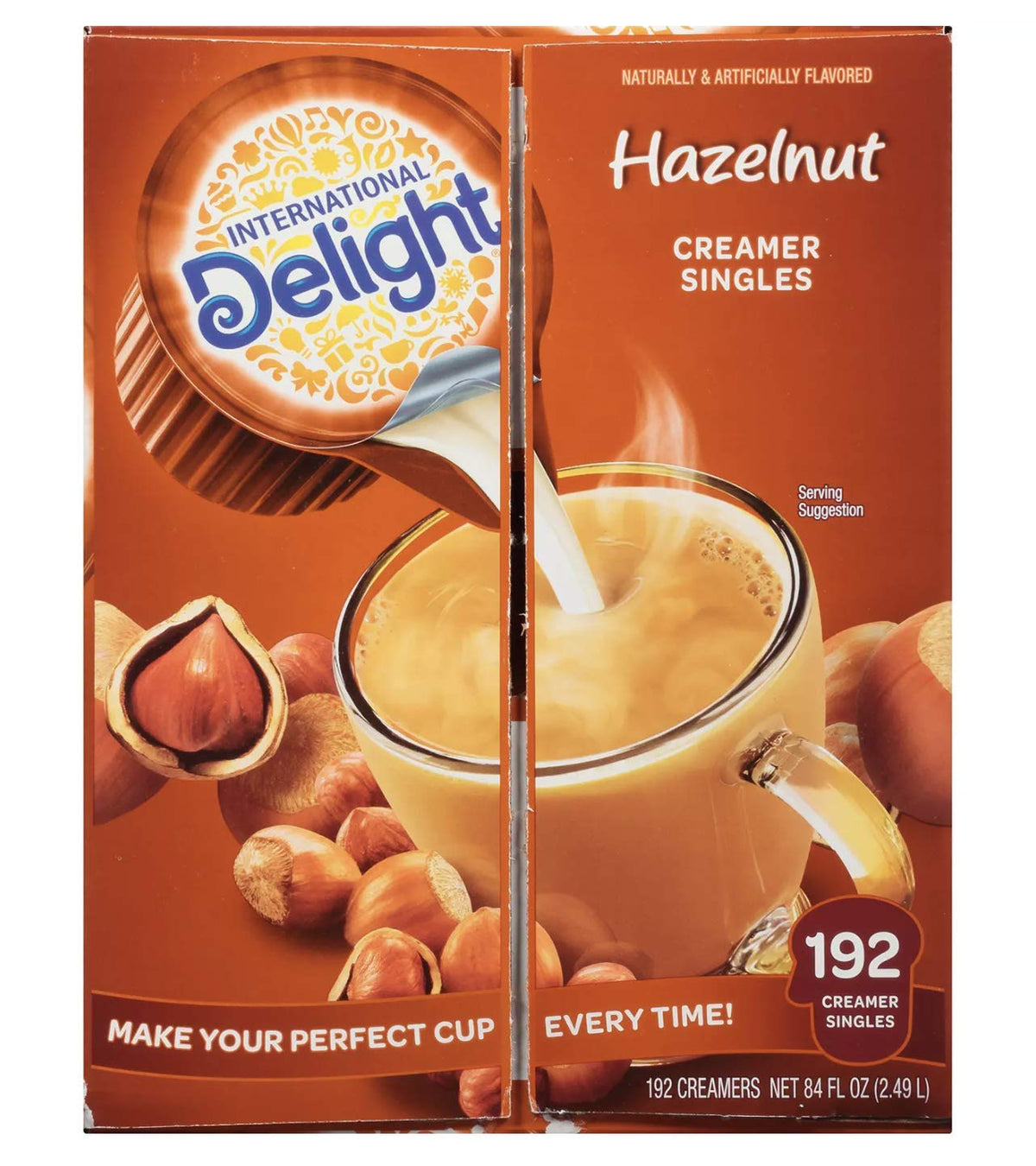 International Delight Hazelnut Coffee Creamer Singles, 84 Fl Oz, 192 Count — additional product image 7