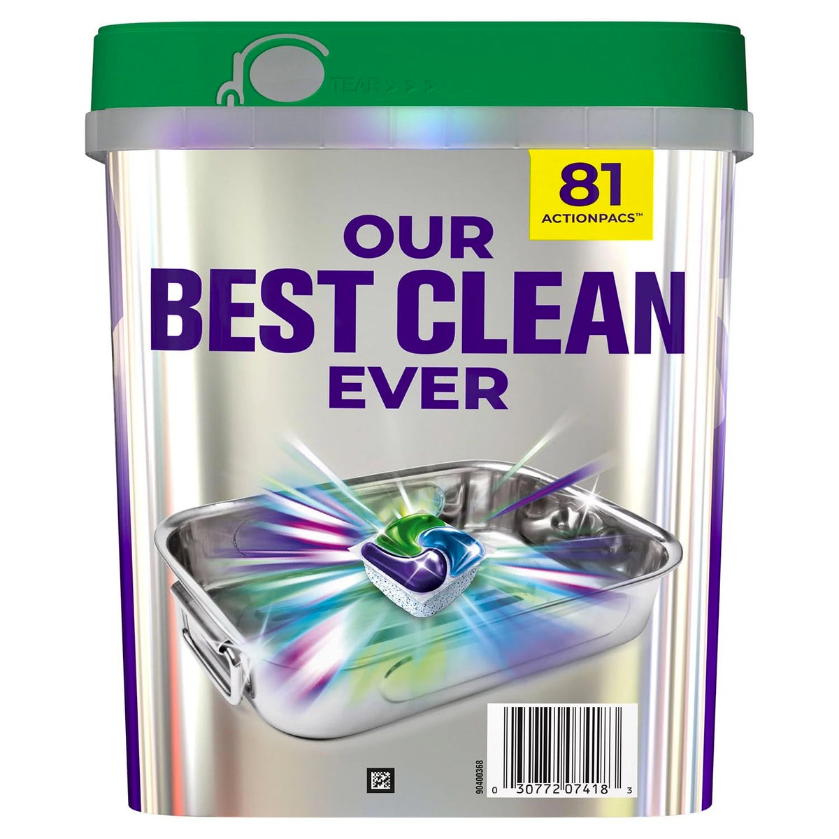 Cascade Platinum Plus ActionPacs Dishwasher Detergent Pods, Fresh Scent (81 Ct) — additional product image 2