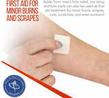 HEALTH & OUTDOORS Sting and Bite Pads (120 CT) for Itch and Pain Relief, 6% Benzocaine, Useful for Burns and Wounds, Compact