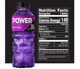 Power Sports Drink Grape Purple 24CT, Electrolyte Enhanced Hydration Drink 20 oz — additional product image 2