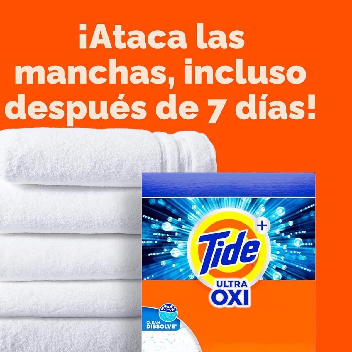 Tide HE Ultra Oxi Powder Laundry Detergent, Original, 250 Ounce — additional product image 6