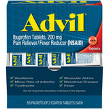 Advil Pain Reliever and Fever Reducer, Pain Relief Medicine with Ibuprofen 200mg for Headache, Backache, Menstrual Pain and