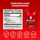 JUNG KWAN JANG US HongSamWon - Korean Red Ginseng Tea, Pre and Post Workout Herbal Energy Drink with Jujube, Cinnamon Ginger
