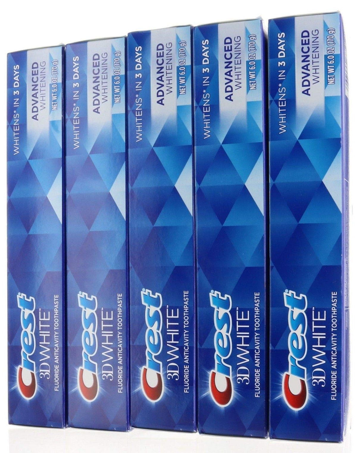 Crest 3D White Advanced Whitening Fluoride Toothpaste — additional product image 2