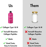 Zena Nutrition Premium Liquid Collagen for Women, Healthier Your Skin, Hair & Nail, Verisol Collagen Liquid, Biotin and