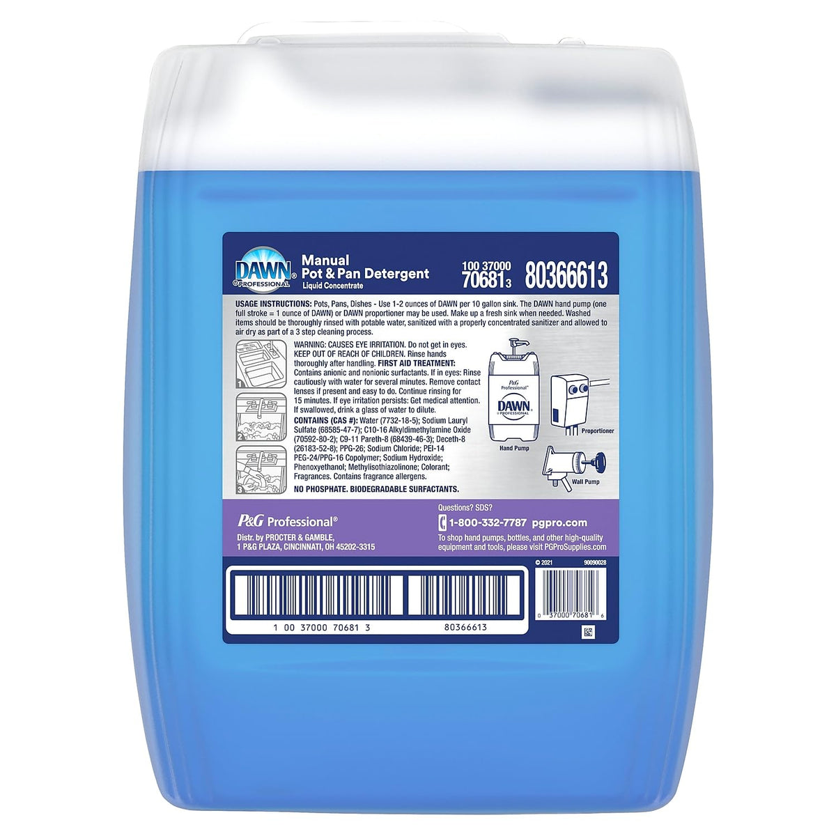 Dawn Professional 02611 Manual Pot/Pan Detergent, Original Scent, 5-Gallon Pail — additional product image 2