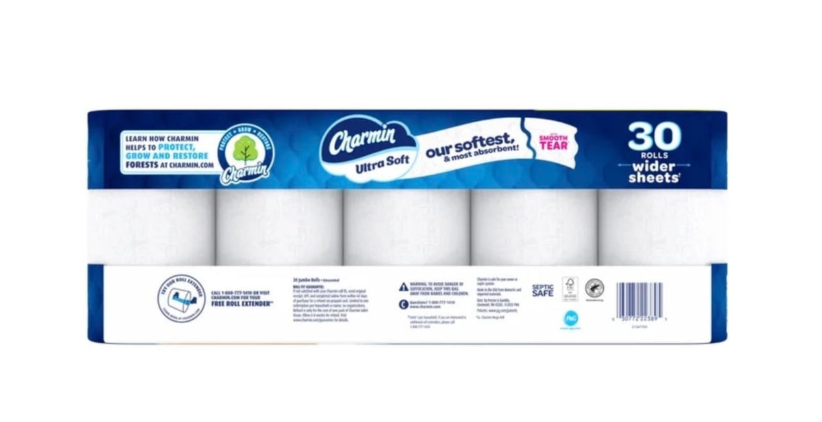 Charmin Ultra Soft Bath Tissue 30x231 Jumbo Rolls 30-pack — additional product image 2