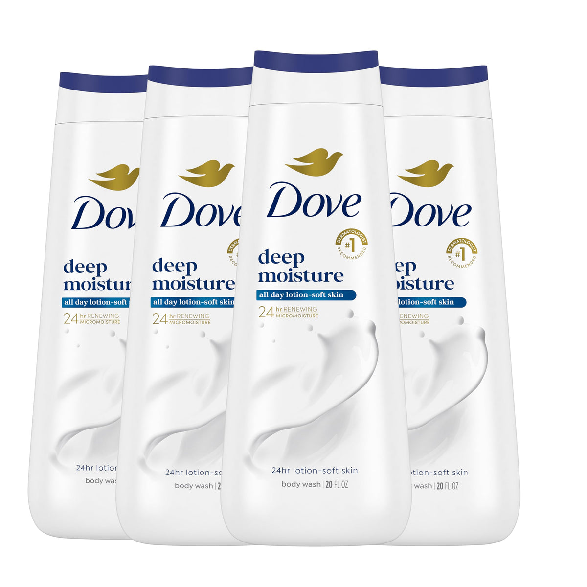 Dove Body Wash with Natural Nourishers for Instantly Soft Skin and Lasting Nourishment Deep Moisture Cleanser That