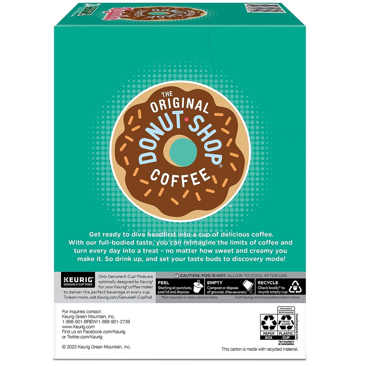 The Original Donut Shop Regular, Single-Serve Keurig K-Cup Pods, Medium Roast Coffee Pods, 80 Count — additional product